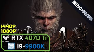 Black Myth Wukong  Benchmark 1080p 1440p  RTX 4070 Ti  i99900K [upl. by Emee]