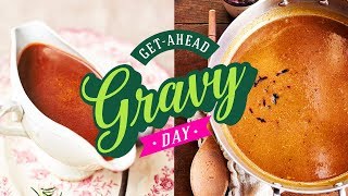 Meat amp Vegan Gravy  Get Ahead Gravy Day  14th December 2019 [upl. by Anomahs]