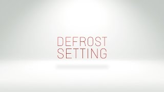 Oven Defrost Setting [upl. by Mindy]