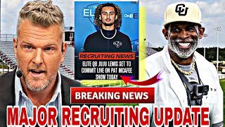 🚨5 🌟 QB Julian quotJujuquot Lewis Is Set To Make OFFICIAL Commitment Today On Pat Mcafee Show At 1210 EST [upl. by Had]