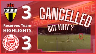 Cancelled Matchday 14  Beloften  K Berchem Sport vs Tempo Overijse  20232024 [upl. by Mandeville]