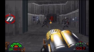 Star Wars Dark Forces  Mission 6 Imperial Detention Center 1995 MSDOS [upl. by Nynahs]