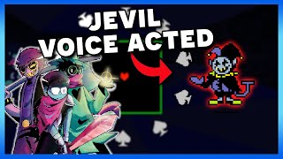 Deltarune Jevil Fight with a Voice Actor [upl. by Bronson]