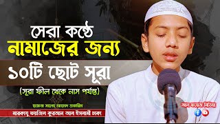 নামাজের জন্য ১০ টি ছোট সূরা  Last Ten Surahs of Quran  Recited by Hafez Saleh Ahmad Takrim [upl. by Glendon]