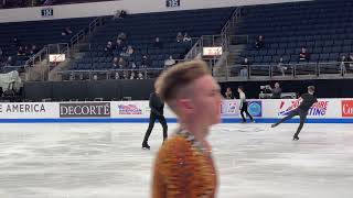 Stephen Gogolev Skate America 2023 Friday SP Practice [upl. by Amorete572]