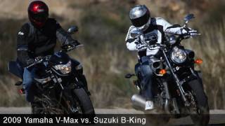 2008 Suzuki BKing vs 2009 Star VMAX [upl. by Hammond]