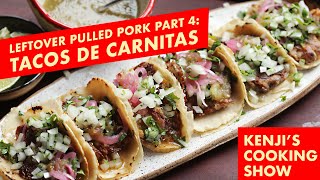 Pulled Pork Part 4 Tacos  Kenjis Cooking Show [upl. by D'Arcy]