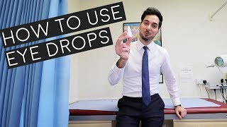 How To Use Eye Drops 2018 [upl. by Theresa]