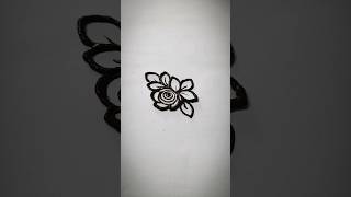 Arabic bold mehndi design rose mehndi designshow to make rose henna rosehenna​ arabicmehndi​ [upl. by Schrader]