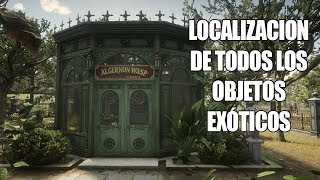 Red Dead Redemption 2Localización de los 182 objetos exóticosTodas las orquídeas huevos y pájaros [upl. by Cherey27]