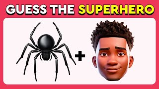 Guess the Superhero by only 2 Emoji 🕷🦸 Marvel amp DC Superheroes Emoji Quiz [upl. by Ennairoc761]