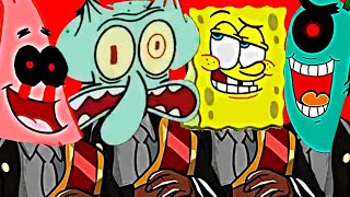 Scary SpongeBobEXE amp Loco Squidward  Skibidi Toilet Meme Song Cover [upl. by Dunstan]