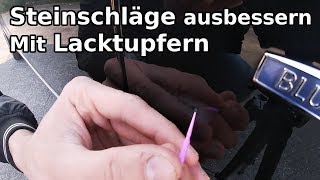 Steinschläge amp tiefe Kratzer mit Lacktupfern reparieren  Fluid Writer Pen Alternative [upl. by Roter550]