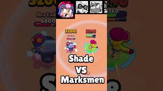 Shade 1v1 VS Every Marksmen brawlstars [upl. by Clarita973]