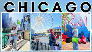 Chicago Illinois  Travel Vlog  Part 1 [upl. by Ydnamron]