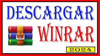 🚨☢️🚨Cómo DESCARGAR e INSTALAR WinRAR en 2024 ÚLTIMA VERSIÓN 2024 [upl. by Behlau]