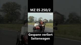 MZ ES 2502 Gespann verliert Seitenwagen [upl. by Polak49]