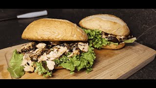 Quick Juicy Salmon Sandwich Recipe [upl. by Berti]