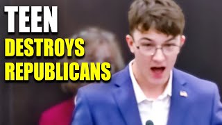 GOP Left TREMBLING As Teen Activist Exposes Secret In Crushing Speech [upl. by Ahsilav]