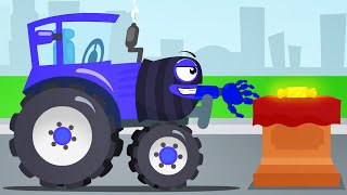 El Tractor y Super aventura  Dibujos animados para niños  Carritos infantiles [upl. by Savill]