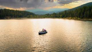 Lake was full of a SUPRISE species fly fishing a summer stillwater [upl. by Nileuqcaj328]