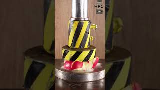 Hydraulic Press VS Apple cake hydraulicpress birthdayparty [upl. by Emmye367]