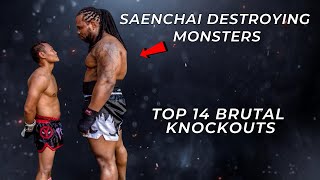 Saenchais Brutal Knockouts Destroying Monsters [upl. by Alton926]