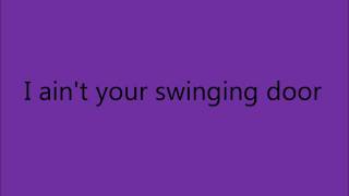 Lyrics to Swingin Door by Edens Edge [upl. by Ivonne]