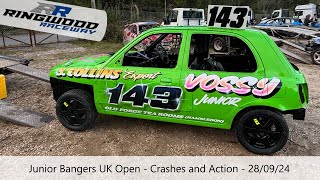 Ringwood Raceway 280924  Crashes and Action [upl. by Eynaffit]