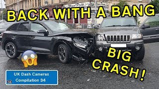 UK Dash Cameras  Compilation 34  2019 Bad Drivers Crashes  Close Calls [upl. by Velma]