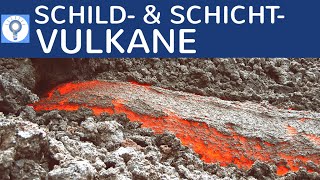 Schildvulkane amp Schichtvulkane Stratovulkane  Vergleich amp Zusammenfassung [upl. by Etna358]