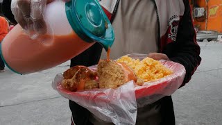 Blockbuster 1 Filipino Fried Chicken  Philippines Street Food [upl. by Nosnor]