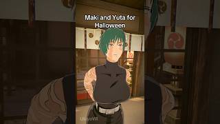 Maki and Yuta during Halloween jjk jujutsukaisen maki yuta anime vrchat [upl. by Yendys493]