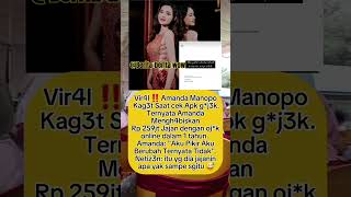 Amanda manopo kaget harga gojek online😮😮 gojek amandamanopo artist warganet viralvideo [upl. by Hortense]