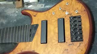 ebanol fretboard fretless mtd Kingston bass Nonuz Guitar Centre Luthier Repair Kuala Lumpur [upl. by Eanahc]