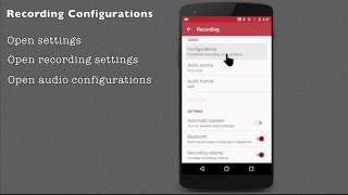 Automatic Call Recorder  HOWTO select a predefined configuration [upl. by Mahseh]