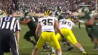 Michigan State beats Michigan 3511 [upl. by Jankell]