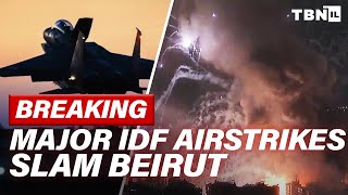 BREAKING IDF Airstrikes SLAM Hezbollah In Beirut Saudi Prince CONDEMNS Israel  TBN Israel [upl. by Argela]