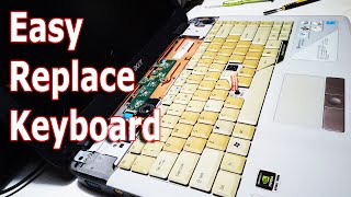 How to Replace Faulty Laptop Keyboard  Acer 4520 [upl. by Randa]