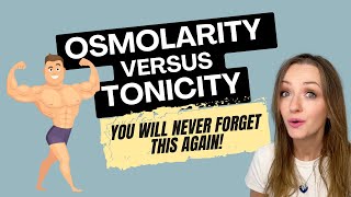 Osmolarity and Osmolality versus Tonicity  Explained [upl. by Corb]