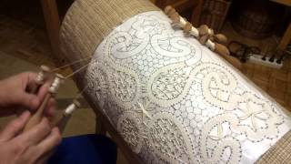 Making Bobbin Lace  learned in Bobowa [upl. by Sixela439]