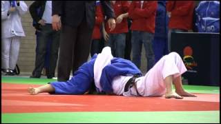 Deporte Navarro Judo Campeonato de España Absoluto Pamplona 2012 Femenino Mirian Landaluze [upl. by Nyrat]