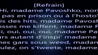 Black MMme Pavoshko Paroles [upl. by Enobe]