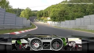 SLS AMG Coupé Black Series on the Nordschleife [upl. by Oballa]