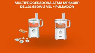 Te presentamos la multiprocesadora arma mp8405p de 12L 650w 2 velocidades más pulsador [upl. by Arrik]