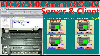 PLC S7200 Smart OPC DA server connect with Cimplicity HMI OPC DA Client [upl. by Scrivenor78]