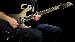 Brett Funk  Guitar Improv  2019  Schecter C1 FR S SLS Elite  SM Backing Track [upl. by Ybreh]