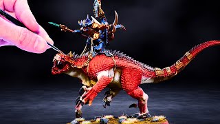 Comment Peindre Le Sang Ancien Saurus Sur Carnosaur Pour Les Seraphons A Age Of Sigmar [upl. by Hgierb]