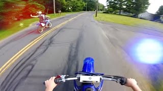 12 Minutes of Police Chase Getaways  Cops Vs Dirtbikes [upl. by Wallache]