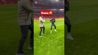 Onana trying to bully Ngannou in MMA manunited onana football [upl. by Dorcy]